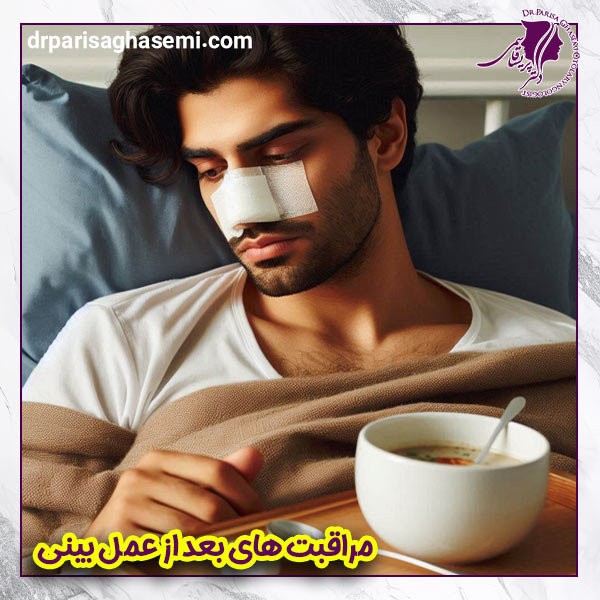 مراقبت های بعد از عمل بینی - دکتر قاسمی