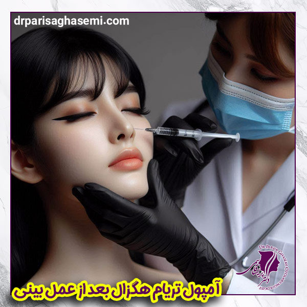 آمپول تریام هگزال بعد از عمل بینی - دکتر پریسا قاسمی