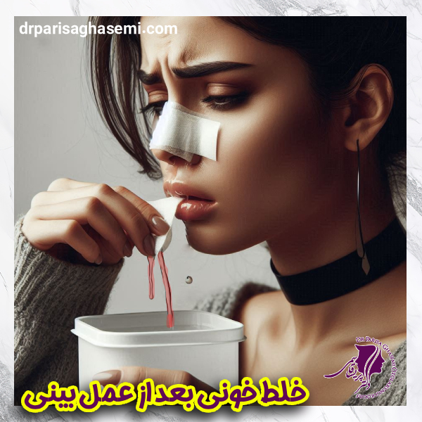 خلط خونی بعد از عمل بینی - دکتر پریسا قاسمی