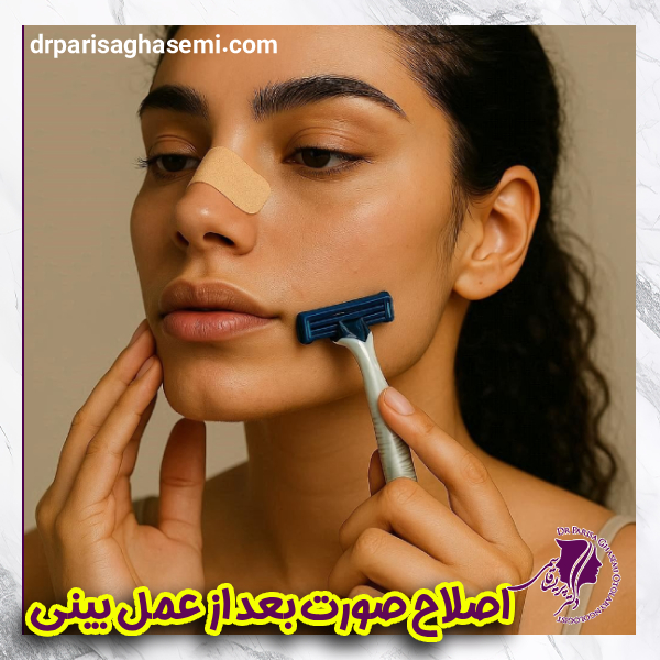 اصلاح صورت بعد از عمل بینی - دکتر پریسا قاسمی